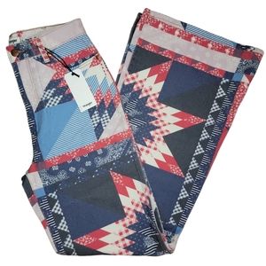 WRANGLER 622 Wanderer High Rise Flare Bandana Hippie Boho Western Jeans Size 28